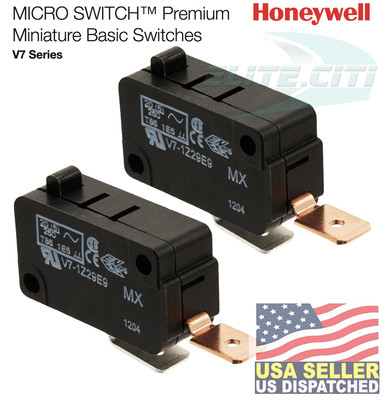 (2 PCS) Honeywell Basic / Snap Action Switch 25A @ 250VAC (1 piece) V7-1Z29E9