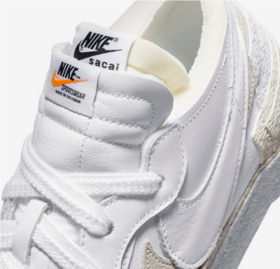 Size 13 - sacai x Nike Blazer Low White Patent for sale online | eBay