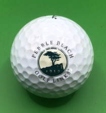 Pebble Beach Golf Links CA logo golf ball