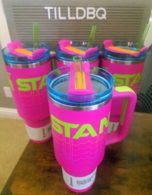 STANLEY FLOWSTATE TUMBLER ピンク 591ml Pink Adventure Quencher H2.0 Travel Tumbler | 40 oz
