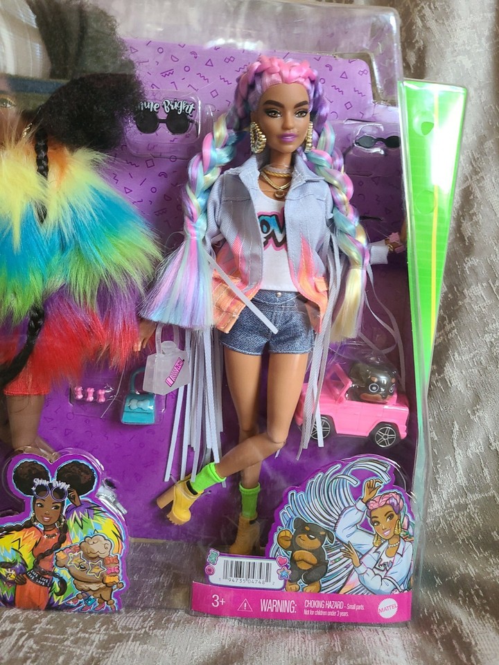 Barbie Extra Dolls Set 5 Dolls 6 Pets 70 Styling Pieces Exclusive eBay