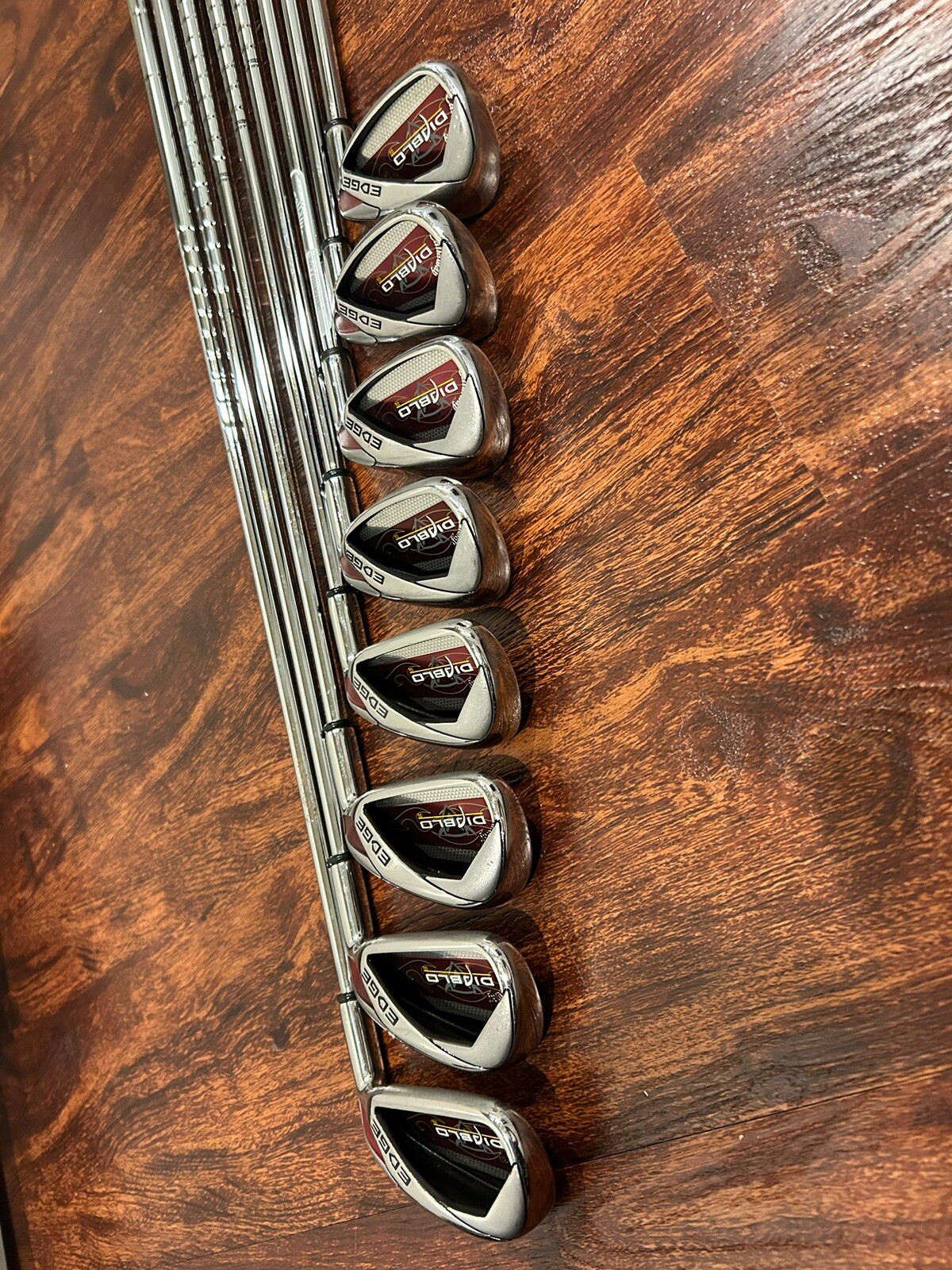 NICE PRE OWNED 8 PIECE CALLAWAY DIABLO EDGE UNIFLEX GOLF CLUB SET eBay