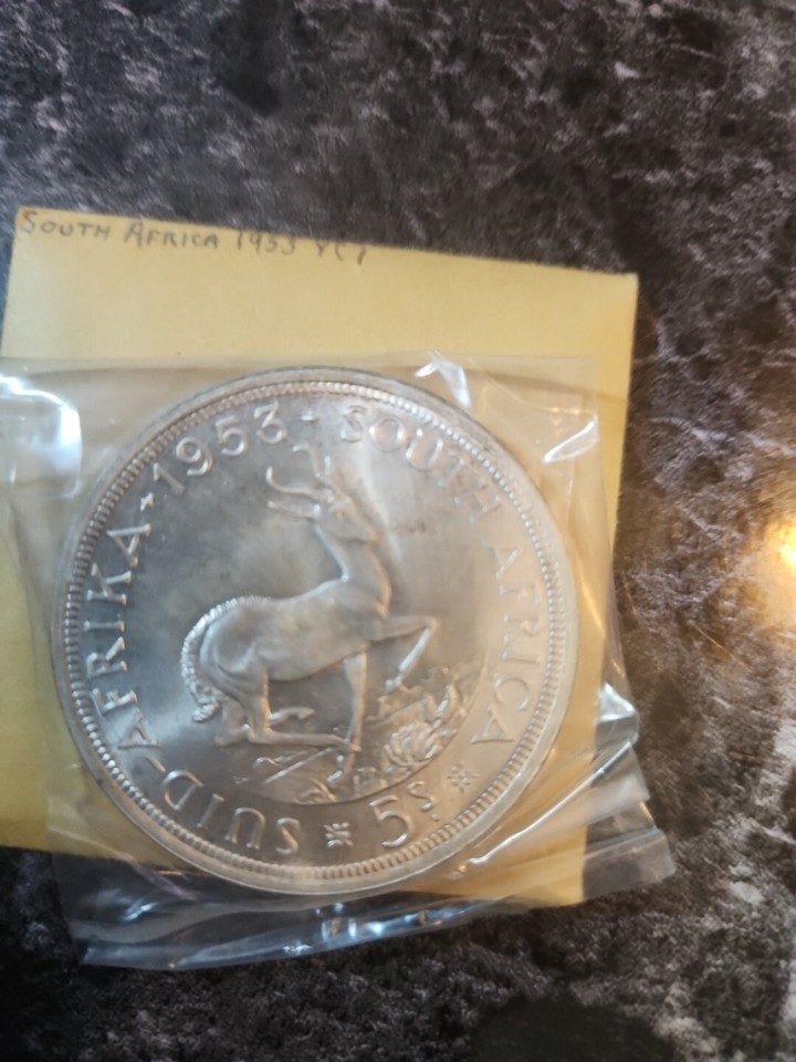 SOUTH AFRICA 5 SHILINGS 1953 QUEEN ELISABETH II Lot71 eBay