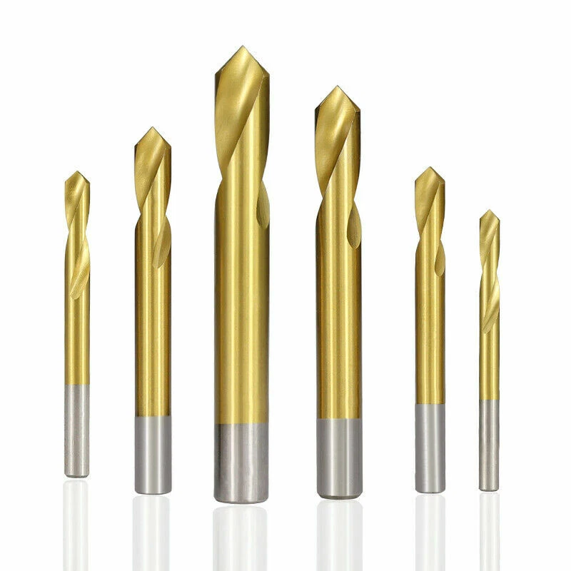 90 Degree HSS M2 Spotting Drill Bit Centre Drill Bit 3 12mm Titan