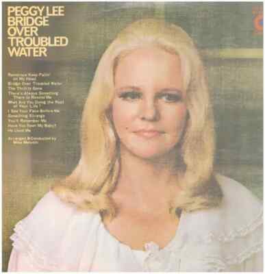 LP Peggy Lee Bridge Over Troubled Water RED TRANSLUCENT. JAPAN Capitol