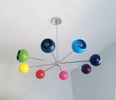 Modern 8-Eyeball Chrom Ausführung Licht Design für Dynamic Beleuchtung Lampe