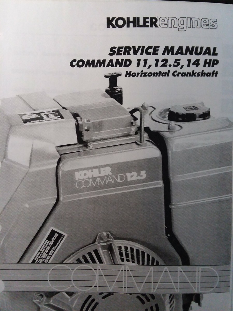 Kohler Command CH11 CH14 Horizontal Engine Service Manual
