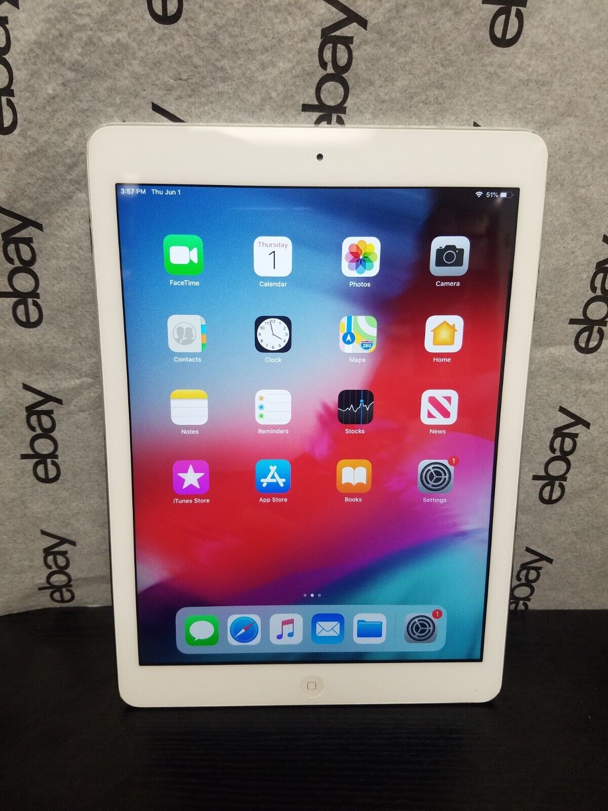 Apple iPad Air (A1474) 32GB Wi-Fi WHITE (iOS 12.5.7) eBay