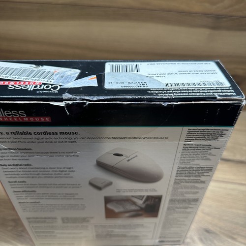 VTG Microsoft Employee Cordless Wheel Mouse Wireless X05-43135XB - Picture 10 of 15