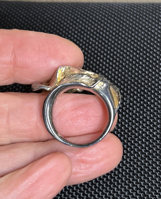 unique artesian sterling silver ring marked 925 f… - image 7