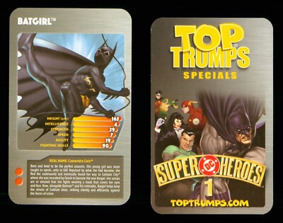 1 x Infokarte DC Super Heroes 1 - BATGIRL - R119