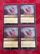 4x FOIL Disney Lorcana -Pumbaa Friendly Warthog - 17/204 FOIL x4