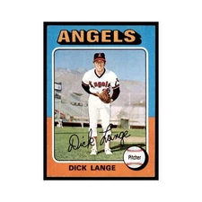 1975 Topps Dick Lange Angels #114