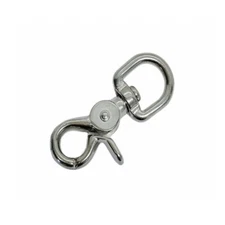 5/8" Swivel Eye 2 3/4" Length Trigger Snap Hook Stainless Steel 316 Leash