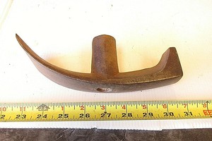 Old Antique D R Barton ADZE Hammer Wood Bowl Barrel Tool 