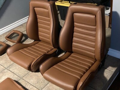 RECARO TROPHY VOLKSWAGEN UPHOLSTERY SEAT KIT SET GERMAN VINYL SADDLE NEW