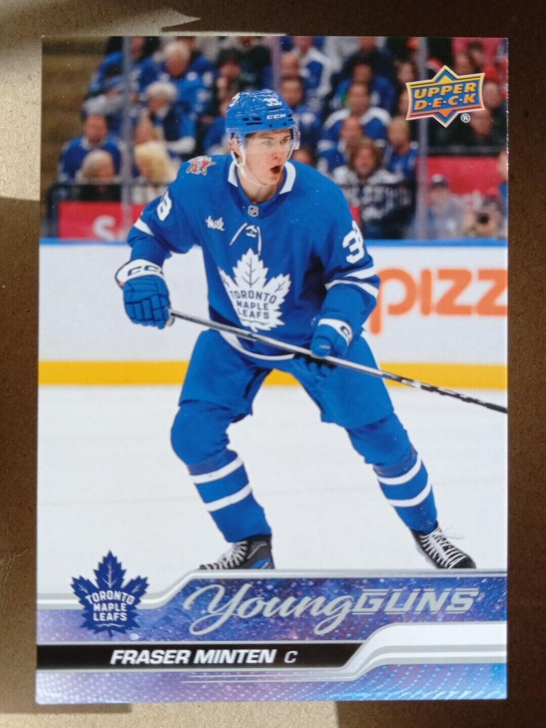 Fraser Minten OVERSIZED Young Guns 2023-24 Upper Deck Series 2 #482