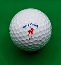 Deer Creek Golf Course logo golf ball
