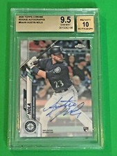 AUSTIN NOLA 2020 Topps Chrome AUTO #RAAN BGS 9.5/10 GEM MINT*1 POP* RC SD PADRES
