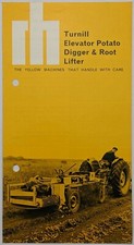Brochure Ascensore Turnill, Scavatore di patate e Sollevatore radici dimensioni dimensioni, c 1968