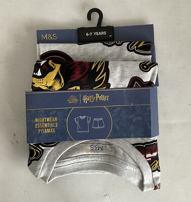 Marks And Spencer’s Harry Potter Pyjamas Age 6-7 UK