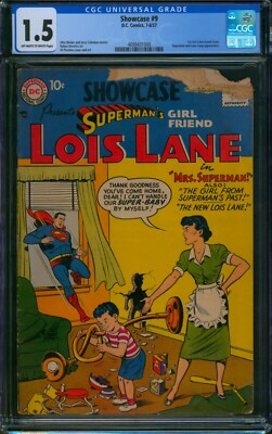 Showcase #9   CGC 1.5   1st Lois Lane Tryout Issue! DC Comics Presents 1957