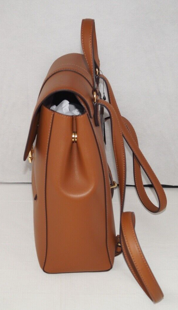 NWT Authentic RALPH LAUREN Tan Leather with RL Gold Tone  display picture 1