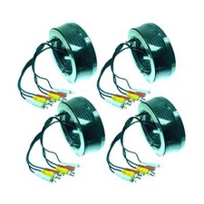 4 x 45 Ft CCTV Video Audio Cameras Cable BNC Power RCA