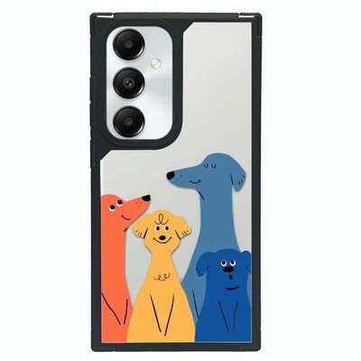 Samsung Galaxy A35 5G Full Case Kunstmotiv Hund Bunt A