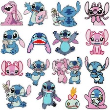 16 PCS Cute Cartoon Embroidered Iron On Patches Sew On Iron On Applique Embro...