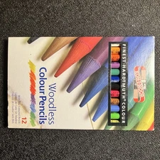 Koh I Noor Woodless Hardtmuth Colour Pencils Art Pencil Set, 24 Pencils - New