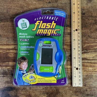 LeapFrog Electronic Flash Magic Flash Cards Multiplication Division NEW Sealed