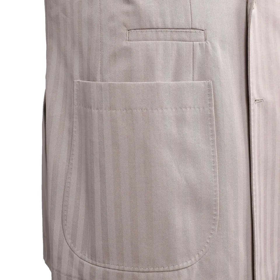 BRUNELLO CUCINELLI MEN'S COTTON 3 BUTTON DOUBLE BREASTED SUIT NEW - Image 3 of 4