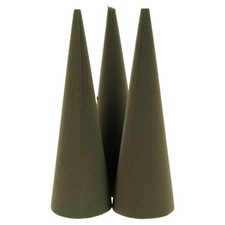 3 Pcs Home Craft Foam Artificial Flower Cones Birthday Floral DIY
