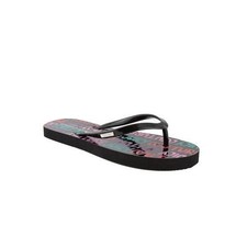 Juicy Couture Womens 6 M Black Logo Zamia Flip Flop Sandals NEW XH8