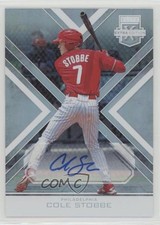 2016 Panini Elite Extra Edition Auto Cole Stobbe #86 Auto 03rx