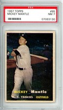1957 Topps Mickey Mantle PSA 7 Yankees 14330