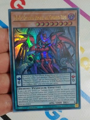 D/D/D MACHINEX KÖNIGIN DES GERICHTS ZERO (Doom Queen) Ultra Rare DOOD IT003 NEU