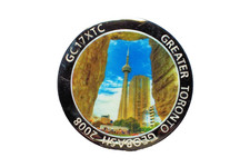 2008 Toronto Geobash - Black Nickel Finish - Trackable  Unactivated Geocoin