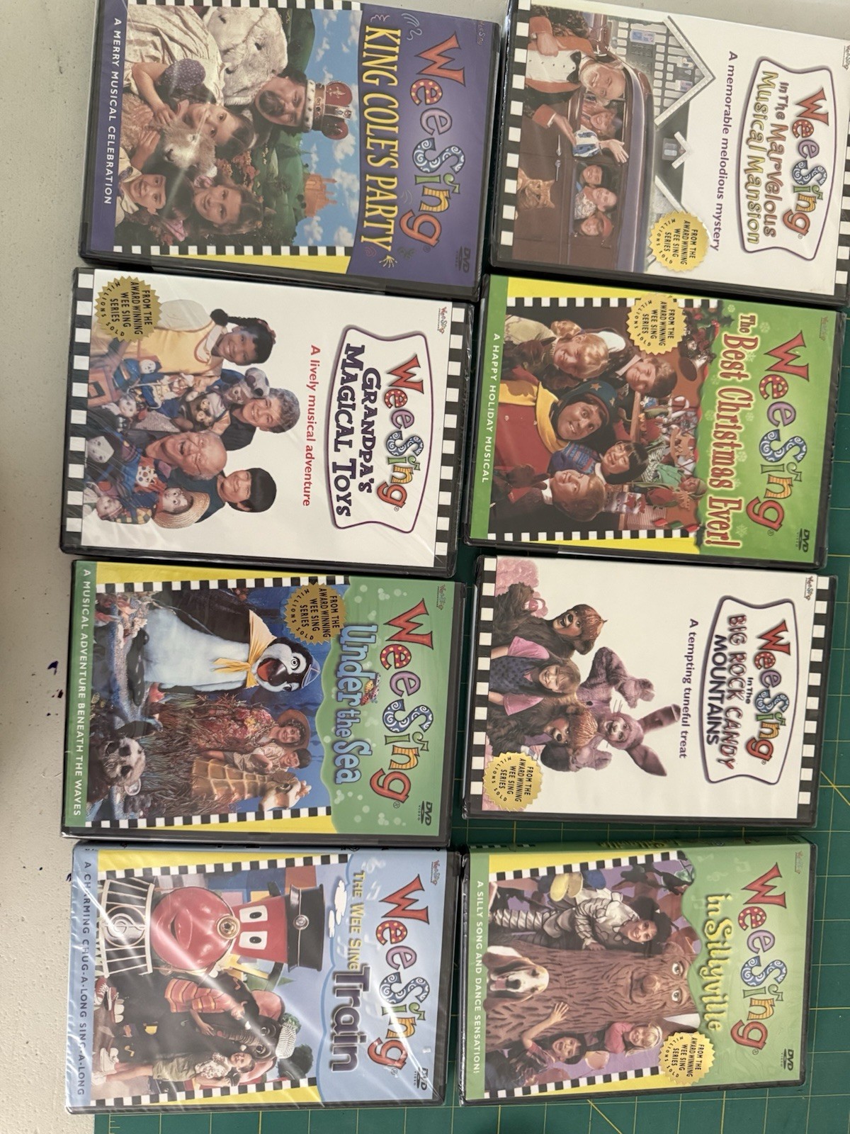 We Sing Series- 8 Sealed new DVDs