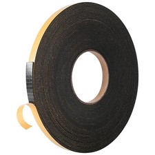 Self Adhesive Foam Tape Weatherstrip 1/2in x 1/16in x 66Ft High Density Foam ...