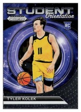 Tyler Kolek 2024 Prizm Draft Picks Rookie Student Orientation #11 Golden Eagles