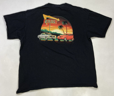 In-N-Out Burger Utah Graphic T-shirt Men XXL Black Short Sleeve