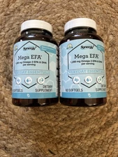 Synergy Mega EFA Omega-3 1200mg EPA & DHA Softgels 60 Count
