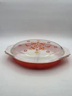 Vintage Pyrex Friendship 1 1/2  QT YDividend Casserole With Lid