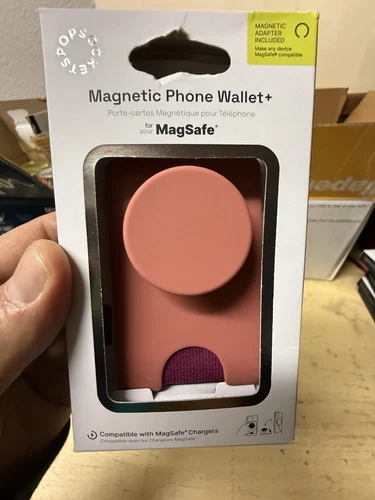 PopSockets Magnetic Phone Wallet + MagSafe MS CLAY CLY - Picture 3 of 9
