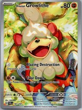 Hisuian Growlithe 181/167 Twilight Masquerade Pokemon TCG Holo NM on eBay