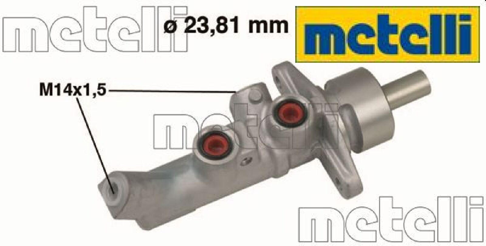 metelli 05-0648 Hauptbremszylinder Bremszylinder für Toyota