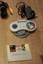 Super Nintendo SNES controller power supply rf lead Super Mario Allstars PAL