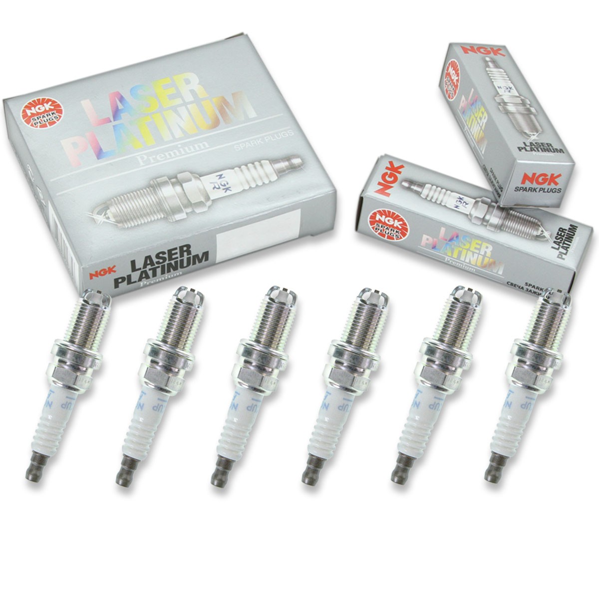 6 pc NGK 2890 BKR5EKUP Laser Platinum Spark Plugs for RC12PEPB PK16TT IK16TT jg